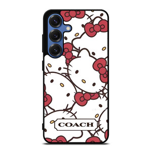 COACH NEW YORK HELLO KITTY FACE COLLAGE Samsung Galaxy S25 Case Cover COACH NEW YORK HELLO KITTY FACE COLLAGE Samsung Galaxy S25 Case Cover