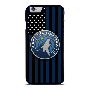 MINNESOTA TIMBERWOLVES NBA USA FLAG iPhone 6 / 6S Case Cover