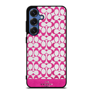 COACH NEW YORK LOGO PATTERN PINK EMBLEM Samsung Galaxy S25 Case Cover COACH NEW YORK LOGO PATTERN PINK EMBLEM Samsung Galaxy S25 Case Cover