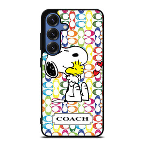 COACH NEW YORK LOGO SNOOPY THE PEANUTS Samsung Galaxy S25 Case Cover COACH NEW YORK LOGO SNOOPY THE PEANUTS Samsung Galaxy S25 Case Cover