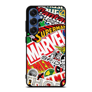 DC MARVEL SUPERHERO COLLAGE Samsung Galaxy S25 Case Cover