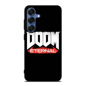DOOM ETERNAL GAMES LOGO BLACK Samsung Galaxy S25 Case Cover