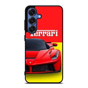 FERRARI LOGO RED CAR Samsung Galaxy S25 Case Cover FERRARI LOGO RED CAR Samsung Galaxy S25 Case Cover