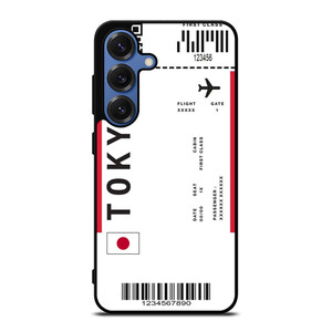 FLIGHT TICKETS JAPAN Samsung Galaxy S25 Case Cover