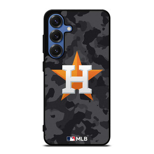 HOUSTON ASTROS BASEBALL BLACK CAMO Samsung Galaxy S25 Case Cover