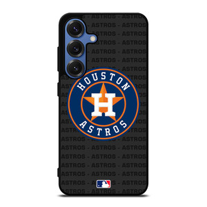 HOUSTON ASTROS BASEBALL BLACK Samsung Galaxy S25 Case Cover