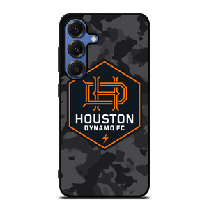 HOUSTON DYNAMO FC MLS BLACK CAMO Samsung Galaxy S25 Case Cover