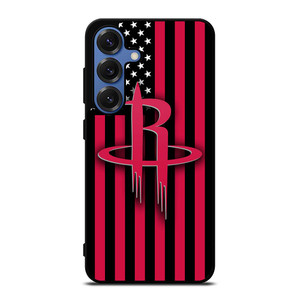 HOUSTON ROCKETS NBA USA FLAG Samsung Galaxy S25 Case Cover