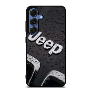 JEEP CAR LOGO UNDER RAIN Samsung Galaxy S25 Case Cover JEEP CAR LOGO UNDER RAIN Samsung Galaxy S25 Case Cover