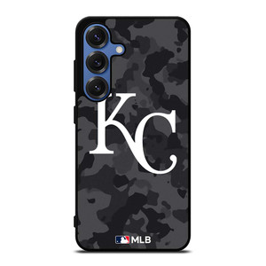 KANSAS CITY ROYALS BASEBALL BLACK CAMO Samsung Galaxy S25 Case Cover