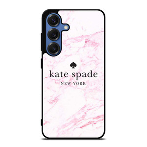 KATE SPADE NEW YORK LOGO PINK MARBLES Samsung Galaxy S25 Case Cover