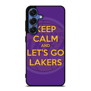 KEEP CALM AND GO LAKERS Samsung Galaxy S25 Case Cover
