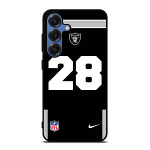LAS VEGAS RAIDERS JOSH JACOBS 28 NFL NIKE Samsung Galaxy S25 Case Cover