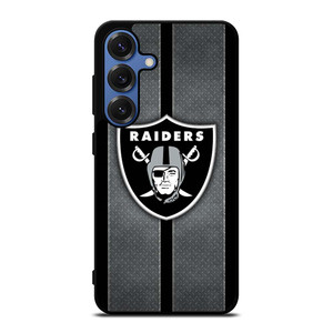 LAS VEGAS RAIDERS NFL METAL STRIPE Samsung Galaxy S25 Case Cover