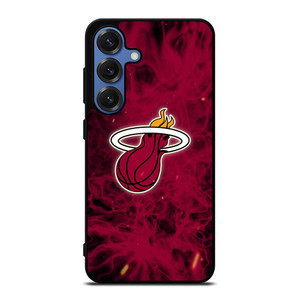 MIAMI HEAT BASKETBALL NBA FIRES Samsung Galaxy S25 Case Cover