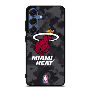 MIAMI HEAT BLACK CAMO Samsung Galaxy S25 Case Cover