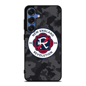 NEW ENGLAND REVOLUTION MLS BLACK CAMO Samsung Galaxy S25 Case Cover