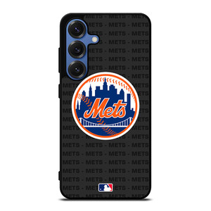 NEW YORK METS BASEBALL BLACK Samsung Galaxy S25 Case Cover