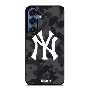 NEW YORK YANKEES BASEBALL BLACK CAMO Samsung Galaxy S25 Case Cover