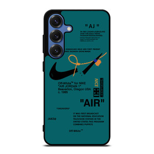 NIKE AIR OFF WHITE TOSCA Samsung Galaxy S25 Case Cover