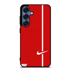 NIKE LOGO RED STRIPE Samsung Galaxy S25 Case Cover