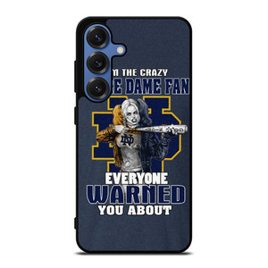 NOTRE DAME FIGHTING HARLEY QUINN Samsung Galaxy S25 Case Cover