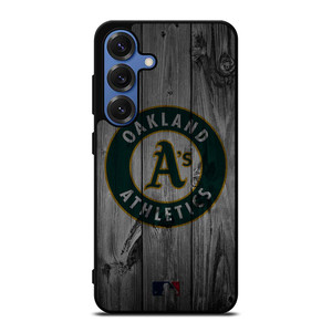 OAKLAND ATHLETICS BASEBALL MLB WOOD LOGO Samsung Galaxy S25 Case Cover