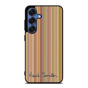 PAUL SMITH LOGO SIGNATURE PATTERN Samsung Galaxy S25 Case Cover