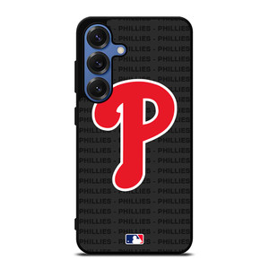 PHILADELPHIA PHILLIES BASEBALL BLACK Samsung Galaxy S25 Case Cover