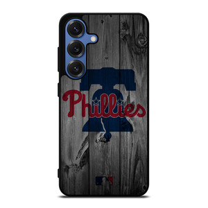 PHILADELPHIA PHILLIES BASEBALL MLB WOOD LOGO Samsung Galaxy S25 Case Cover