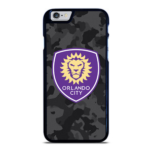 ORLANDO CITY SC MLS BLACK CAMO iPhone 6 / 6S Case Cover