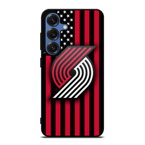 PORTLAND TRAIL BLAZERS NBA USA FLAG Samsung Galaxy S25 Case Cover