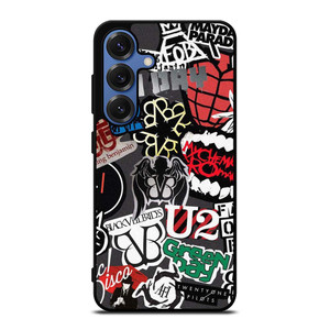 PUNK ROCK BAND COLLAGE Samsung Galaxy S25 Case Cover PUNK ROCK BAND COLLAGE Samsung Galaxy S25 Case Cover