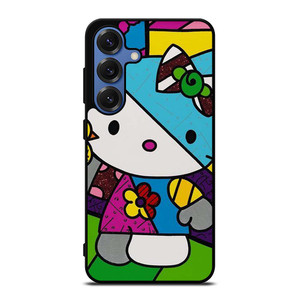 ROMERO BRITTO HELLO KITTY ART Samsung Galaxy S25 Case Cover ROMERO BRITTO HELLO KITTY ART Samsung Galaxy S25 Case Cover
