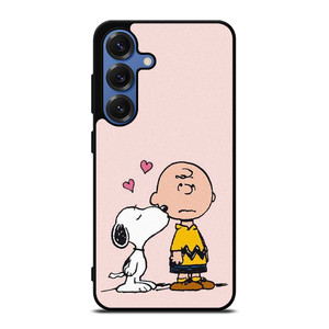 SNOOPY CHARLIE BROWN LOVE Samsung Galaxy S25 Case Cover