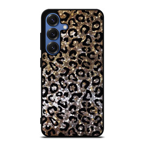 SPARKLY LEOPARD SKIN Samsung Galaxy S25 Case Cover