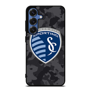 SPORTING KANSAS CITY MLS BLACK CAMO Samsung Galaxy S25 Case Cover