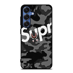 SUPREME BAPE SHARK Samsung Galaxy S25 Case Cover SUPREME BAPE SHARK Samsung Galaxy S25 Case Cover