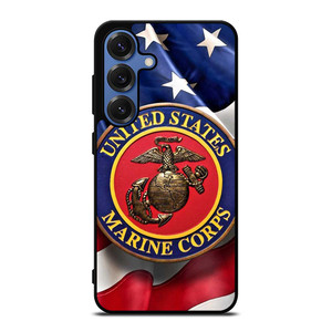 UNITED STATES US MARINE CORPS LOGO FLAG Samsung Galaxy S25 Case Cover