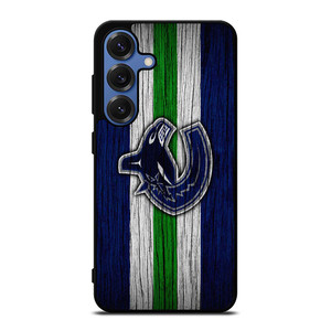 VANCOUVER CANUCKS WOODEN LOGO Samsung Galaxy S25 Case Cover
