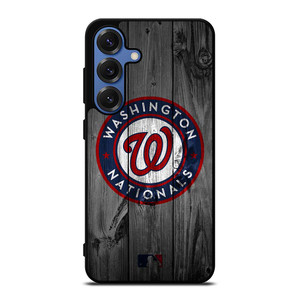 WASHINGTON NATIONALS BASEBALL MLB WOOD LOGO Samsung Galaxy S25 Case Cover
