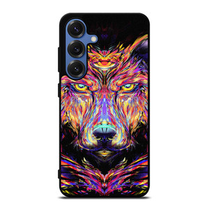 WOLF TRIPPY ART Samsung Galaxy S25 Case Cover