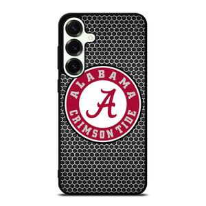 ALABAMA CRIMSON TIDE FOOTBALL METAL Samsung Galaxy S25 Plus Case Cover ALABAMA CRIMSON TIDE FOOTBALL METAL Samsung Galaxy S25 Plus Case Cover