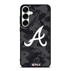 ATLANTA BRAVES BASEBALL BLACK CAMO Samsung Galaxy S25 Plus Case Cover ATLANTA BRAVES BASEBALL BLACK CAMO Samsung Galaxy S25 Plus Case Cover