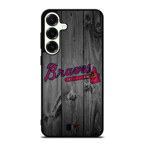 ATLANTA BRAVES BASEBALL MLB WOOD LOGO Samsung Galaxy S25 Plus Case Cover ATLANTA BRAVES BASEBALL MLB WOOD LOGO Samsung Galaxy S25 Plus Case Cover