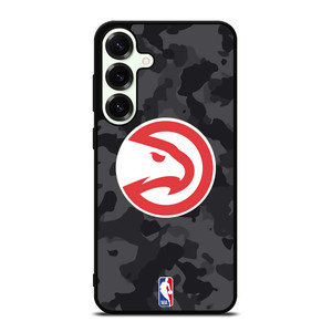 ATLANTA HAWKS BLACK CAMO Samsung Galaxy S25 Plus Case Cover