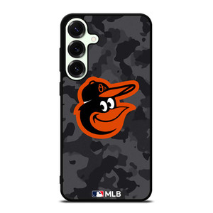 BALTIMORE ORIOLES BASEBALL BLACK CAMO Samsung Galaxy S25 Plus Case Cover