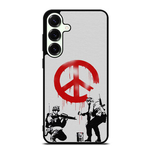 BANKSY ART PEACE Samsung Galaxy S25 Plus Case Cover BANKSY ART PEACE Samsung Galaxy S25 Plus Case Cover