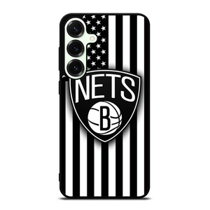 BROOKLYN NETS NBA USA FLAG Samsung Galaxy S25 Plus Case Cover