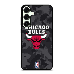 CHICAGO BULLS BLACK CAMO Samsung Galaxy S25 Plus Case Cover